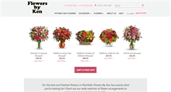 Desktop Screenshot of flowersbyken.com